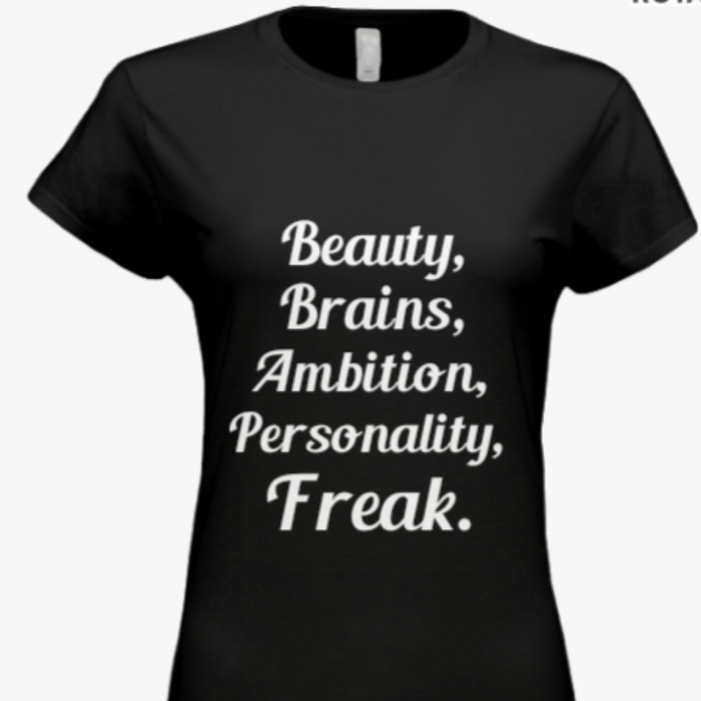 Women descriptive tshirt